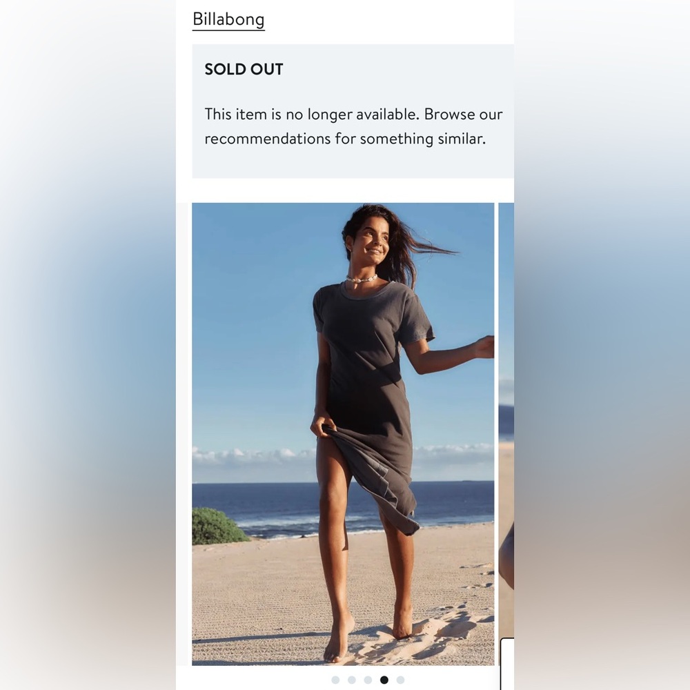 Billabong Charcoal Maxi Dress